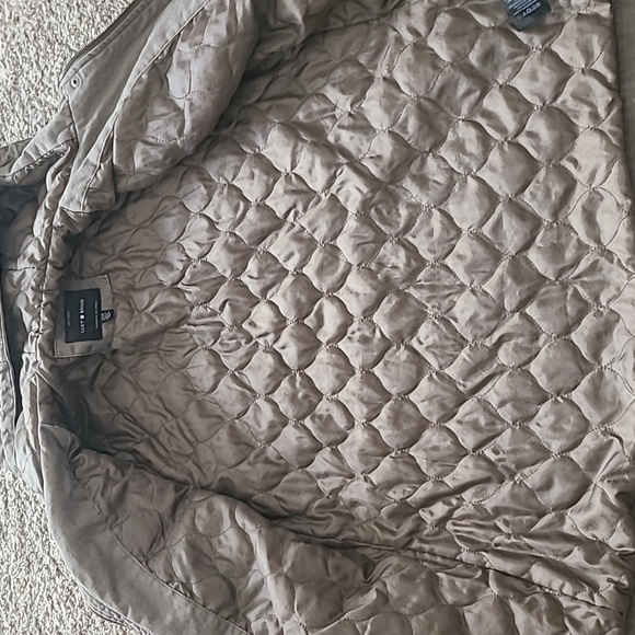 Lucky Brand Tan Utility Jacket with Hood - Picture 7 of 9